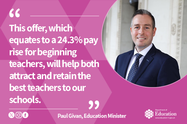 Education Minister welcomes progress on teachers’ pay negotiations ...