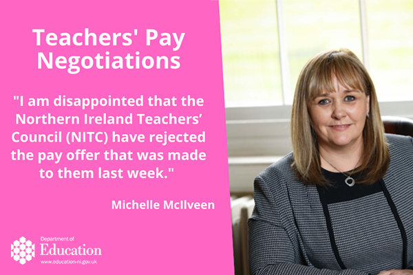 Statement from Education Minister on teachers’ pay negotiations ...