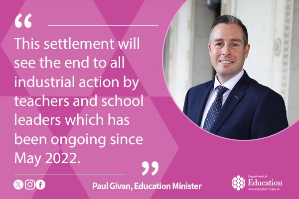 Education Minister welcomes agreement on teachers’ pay | Department of ...