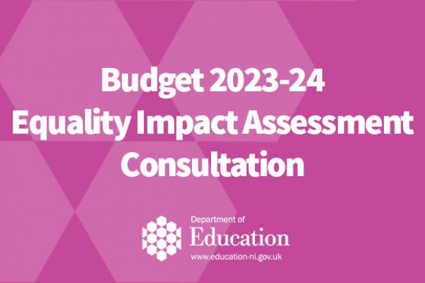 Consultation launched on Education budget allocation