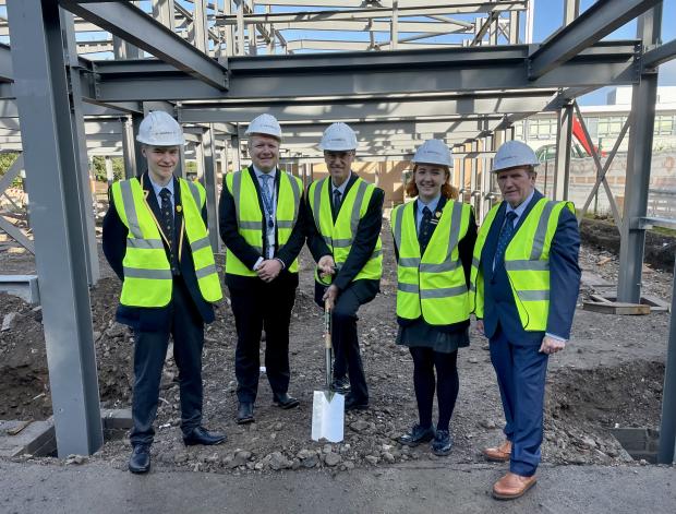 Construction work begins on £4.4 million sixth form accommodation at Parkhall Integrated College