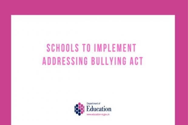 Schools to implement Addressing Bullying Act 