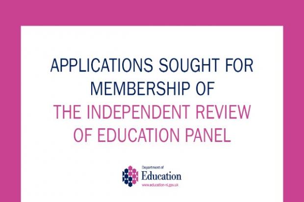 Applications sought for membership of the Independent review of Education Panel  