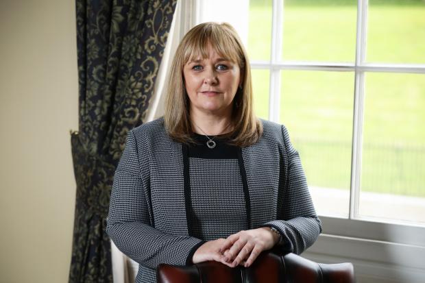 Photograph of the Education Minister M McIlveen