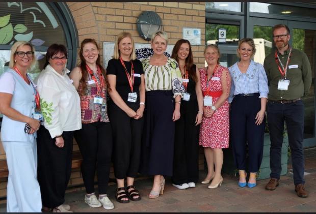Clifton School Principal, Stephanie Anderson, Vice Principal, Brenda Mullan, and working group members (May 2026)