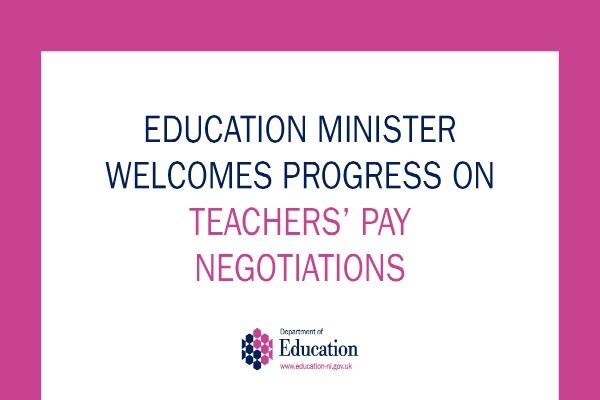 Minister welcomes progress on teachers’ pay negotiations | Department ...